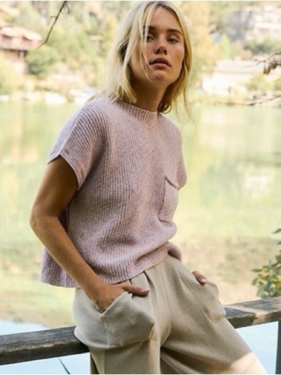 Free People Tops - Free People Beach Freya Sweater Set Top Only | Lavender | Medium